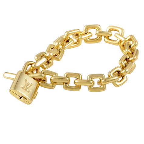 cuban link chain louis vuitton|louis vuitton yellow gold bracelet.